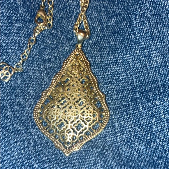 Kendra Scott Gold Filigree Earrings - Picture 7 of 7